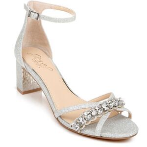 Jewel Badgley Mishka Giona Embellished Evening Shoe Size 7.5 New